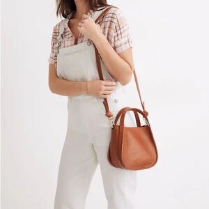 Madewell Sydney Tan Leather Crossbody Bag